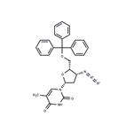 1-(3-beta-Azido-2,3-dideoxy-5-O-trityl-beta-D-threopenta-furanosyl)thymine pictures