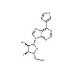 9-(3-Deoxy-3-fluoro-β-D-ribofuranosyl)-6-(thiophen-3-yl)purine pictures