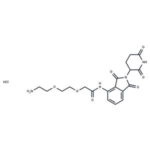 Pomalidomide-PEG2-NH2 hydrochloride