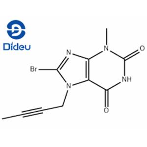 8-bromo-7-(but-2-ynyl)-3-methyl-1H-purine-2,6(3H,7H)-dione