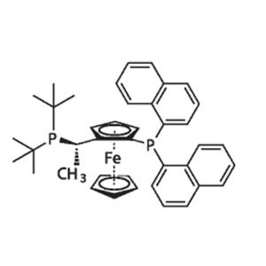 (S)-1-{(RP)-2-[Di(1-naphthyl)phosphino]ferrocenyl}ethyldi-tert-butylphosphine