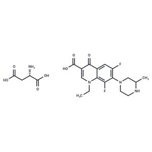 Lomefloxacin (aspartate)