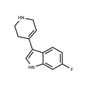 6-fluoro-3-(4-1,2,5,6-tetrahydropyridyl)indole