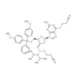 6-S-(2-Cyanoethyl)-2’-deoxy-5’-O-DMTr--6-thioguanosine 3’-CED phosphoramidite pictures