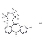 N-Desmethyl clozapine-d8 Hydrochloride pictures