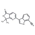 3-(7,7-dimethyl-5-oxo-6,7-dihydro-5H-pyrrolo[3,4-b]pyridin-2-yl)-1H-indole-7-carbonitrile pictures