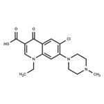 6-chloro-1-ethyl-7-(4-methylpiperazin-1-yl)-4-oxo-1,4-dihydroquinoline-3-carboxylic acid pictures