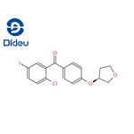 (2-Chloro-5-iodophenyl)[4-[[(3S)-tetrahydro-3-furanyl]oxy]phenyl]methanone pictures