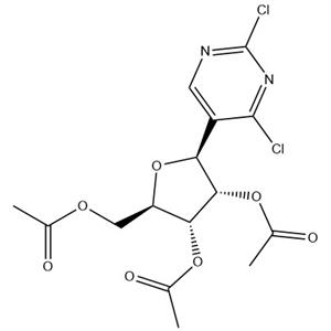 (2R,3R,4S,5S)-2-(acetoxymethyl)-5-(2,4-dichloropyrimidin-5-yl)tetrahydrofuran-3,4-diyl diacetate