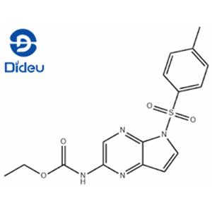 Carbamic acid,N-[5-[(4-methylphenyl)sulfonyl]-5H-pyrrolo[2,3-b]pyrazin-2-yl]-, ethyl este