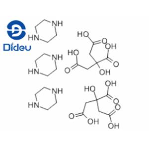 Piperazine citrate