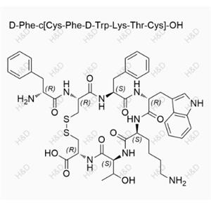 [Des-Thr-ol8 ]Octreotide acetate