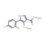 methyl 5-(2,4-difluorophenyl)-4-methoxy-1H-pyrrole-3-carboxylate pictures