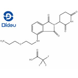 1H-Isoindole-1,3(2H)-dione, 4-[[2-(2-aminoethoxy)ethyl]amino]-2-(2,6-dioxo-3-piperidinyl)-, 2,2,2-trifluoroacetate (1:2)