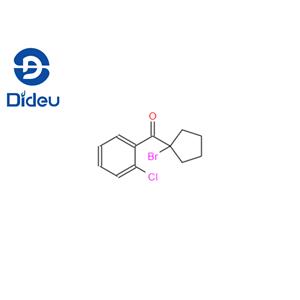 1-bromocyclopentyl-o-chlorophenyl ketone