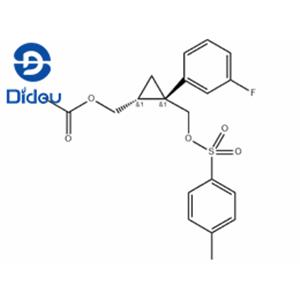 1,2-Cyclopropanedimethanol, 1-(3-fluorophenyl)-, 2-acetate 1-(4-methylbenzenesulfonate), (1S,2R)-