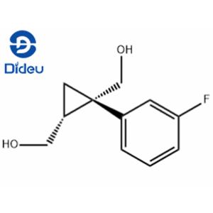 ((1S,2R)-1-(3-fluorophenyl)cyclopropane-1,2-diyl)dimethanol;1,2-Cyclopropanedimethanol, 1-(3-fluorophenyl)-, (1S,2R)-;(1S,2R)-1-(3-Fluorophenyl)-1,2-cyclopropanedimethanol