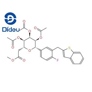 (1S)-1,5-Anhydro-1-C-[3-(benzo[b]thien-2-ylmethyl)-4-fluorophenyl]-D-glucitol 2,3,4,6-tetraacetate