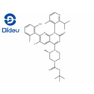 4-[(S)-4-Boc-2-methyl-1-piperazinyl]-6-fluoro-7-(2-fluoro-6-hydroxyphenyl)-1-(2-isopropyl-4-methyl-3-pyridyl)pyrido[2,3-d]pyrimidin-2(1H)-one