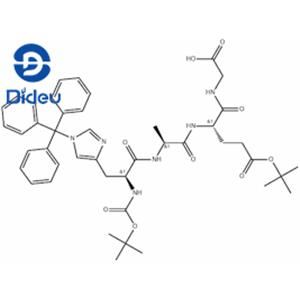 Boc-His(Trt)-Ala-Glu(OtBu)-Gly-OH