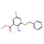 methyl 2-amino-3-(benzyloxy)-5-bromobenzoate pictures