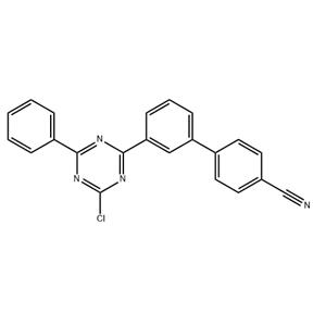 3'-(4-chloro-6-phenyl-1,3,5-triazin-2-yl)-[1,1'-biphenyl]-4-carbonitrile