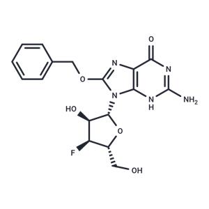 8-Benzyloxy-3'-deoxy-3'-fluoroguanosine