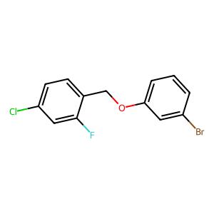 1-[(3-bromophenoxy)methyl]-4-chloro-2-fluorobenzene