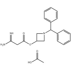 3-Amino-3-iminopropanoic acid 1-(diphenylmethyl)-3-azetidinyl ester acetate