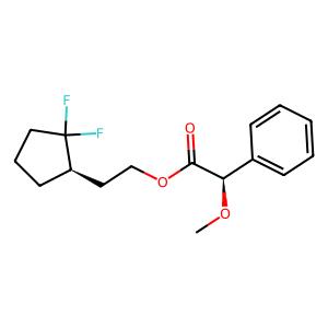 2-((R)-2,2-difluorocyclopentyl)ethyl (R)-2-methoxy-2-phenylacetate