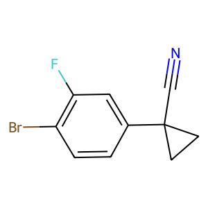 1-(4-bromo-3-fluorophenyl)cyclopropane-1-carbonitrile