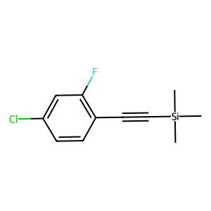 ((4-chloro-2-fluorophenyl)ethynyl)trimethylsilane