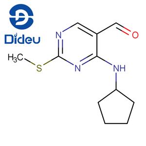 4-(cyclopentylaMino)-2-(Methylthio)pyriMidine-5-carbaldehyde
