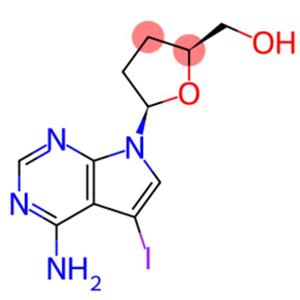 7-Deaza-2',3'-Dideoxy-7-Iodo-Adenosine
