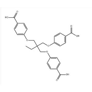 4,4'-[[2-[(4-carboxyphenoxy)methyl]-2-ethylpropane-1,3-diyl]dioxy]dibenzoic acid