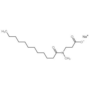 sodium N-methyl-N-(1-oxododecyl)-beta-alaninate
