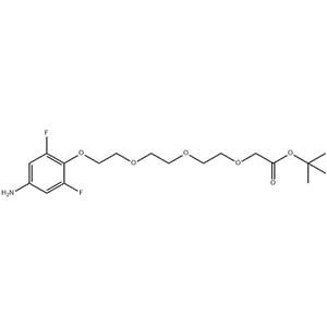 Acetic acid, 2-[2-[2-[2-(4-amino-2,6-difluorophenoxy)ethoxy]ethoxy]ethoxy]-, 1,1-dimethylethyl ester