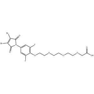 Acetic acid, 2-[2-[2-[2-[4-(3,4-dibromo-2,5-dihydro-2,5-dioxo-1H-pyrrol-1-yl)-2,6-difluorophenoxy]ethoxy]ethoxy]ethoxy]-