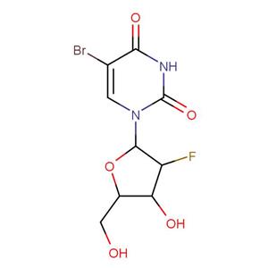 5-bromo-1-(2-fluoro-2-deoxyribofuranosyl)uracil