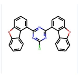 2-Chloro-4,6-bis(1-dibenzofuranyl)-1,3,5-triazine