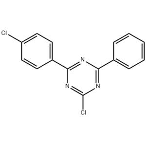 2-chloro-4-(4-chlorophenyl)-6-phenyl-1,3,5-triazine