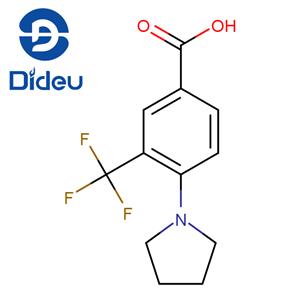 Benzoic acid, 4-(1-pyrrolidinyl)-3-(trifluoromethyl)-