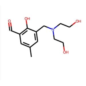 3-((Bis(2-hydroxyethyl)amino)methyl)-2-hydroxy-5-methylbenzaldehyde