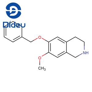 Isoquinoline, 1,2,3,4-tetrahydro-7-methoxy-6-(phenylmethoxy)-