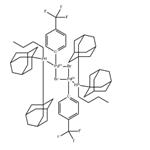Palladium, di-μ-bromobis[butylbis(tricyclo[3.3.1.13,7]dec-1-yl)phosphine]bis[4-(trifluoromethyl)phenyl]di-, stereoisomer pictures