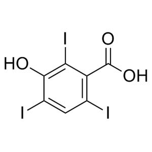 3-Hydroxy-2,4,6-triiodobenzoic acid