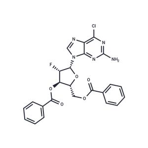 2-Amino-6-chloropurine -9-beta-D-(2'-deoxy-3',5'-di-O-benzoyl-2'-fluoro)arabinoriboside