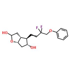 (3aR,4R,5R,6aS)-4-(3,3-Difluoro-4-phenoxy-1-buten-1-yl)hexahydro-2H-cyclopenta[b]furan-2,5-diol