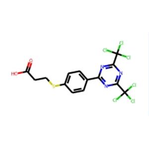 3-{4-[2,4-bis(trichloromethyl)-s-triazine-6-yl]phenyl thio}propionic Acid