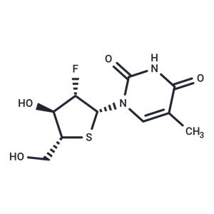 2'-Deoxy-2'-fluoro-5-methyl-4'-thio-beta-D-arabinouridine